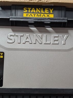 STANLEY FATMAX Tool Box - Gray with Black & Yellow Accents